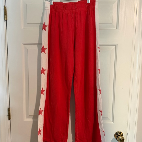 Lauren Moshi Red Star Sweatpants - Picture 3 of 5
